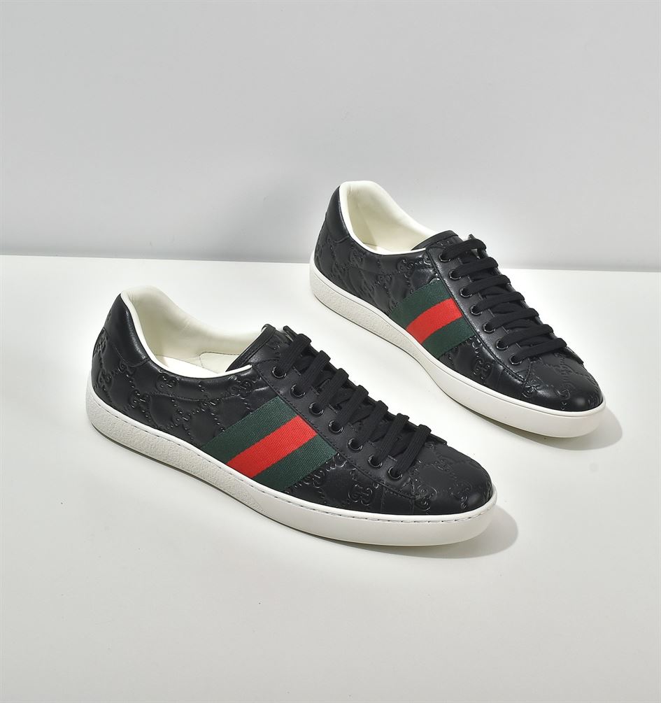 Gvc*1 ACE SIGNATURE SNEAKER BLACK   GCC028