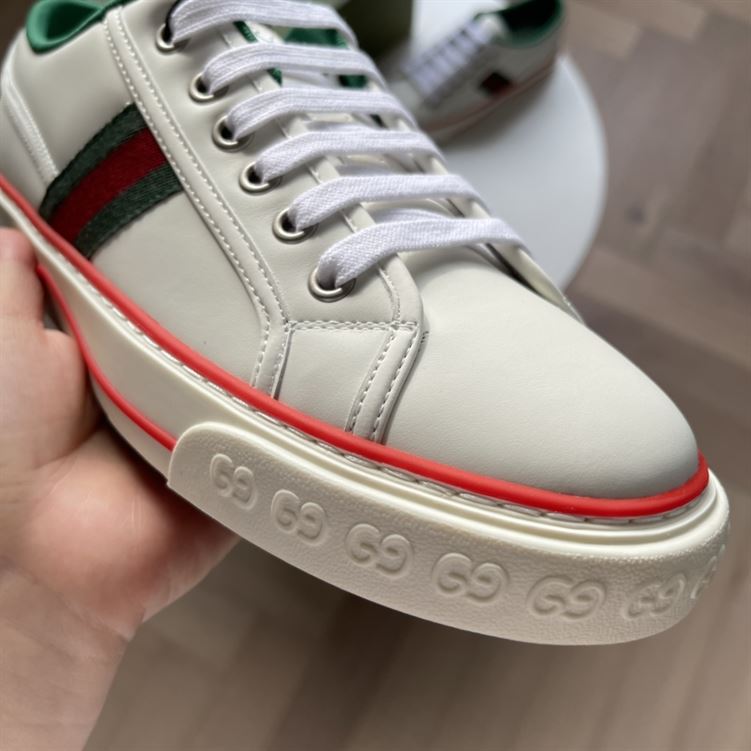 Gvc*1 Dupes Shoes TENNIS 1977 SNEAKER IN WHITE LEATHER   GCC060