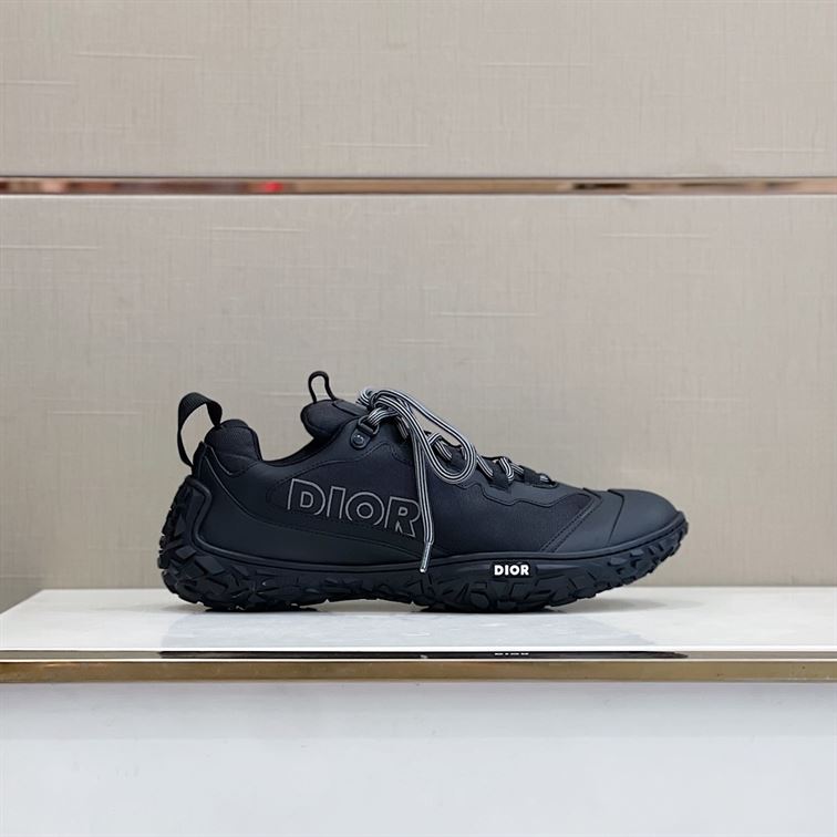 D10rIZON HIKING SHOE BLACK TECHNICAL MESH AND RUBBER   DO087