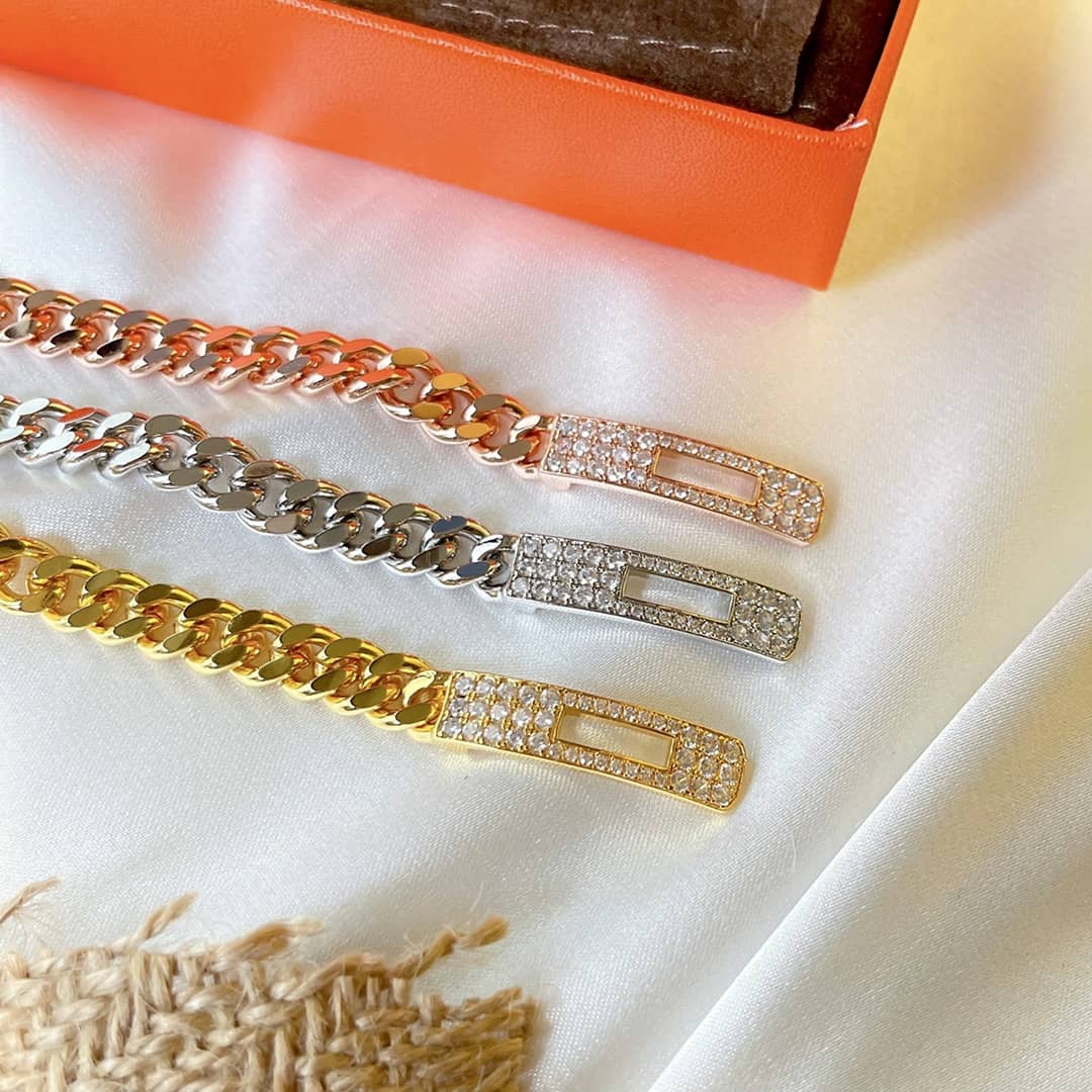 Fake H**me5 Logo Bracelet