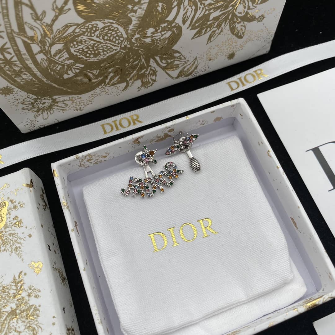Knockoff Chr1st1an D10r Logo Earring