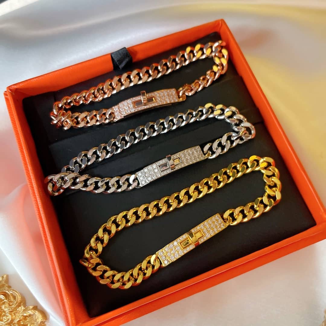 Fake H**me5 Logo Bracelet