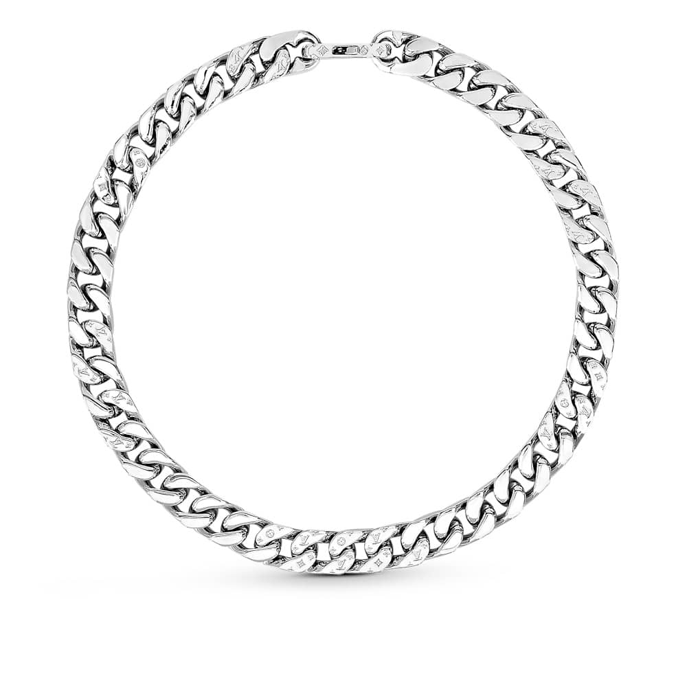 Fake L0vis Vvtt0n Logo Necklace