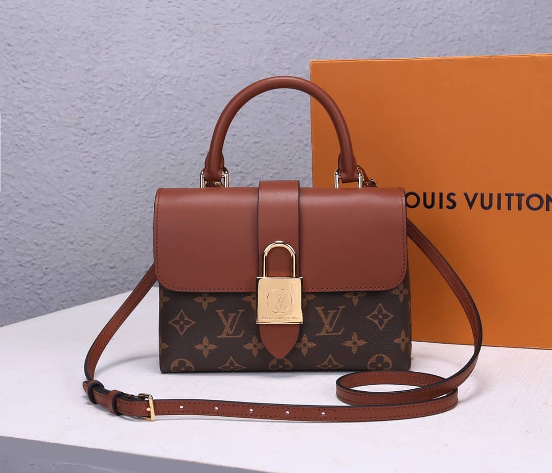 L0vis Vvtt0n Locky BB 2way Replica Shoulder Bag Brown M44141