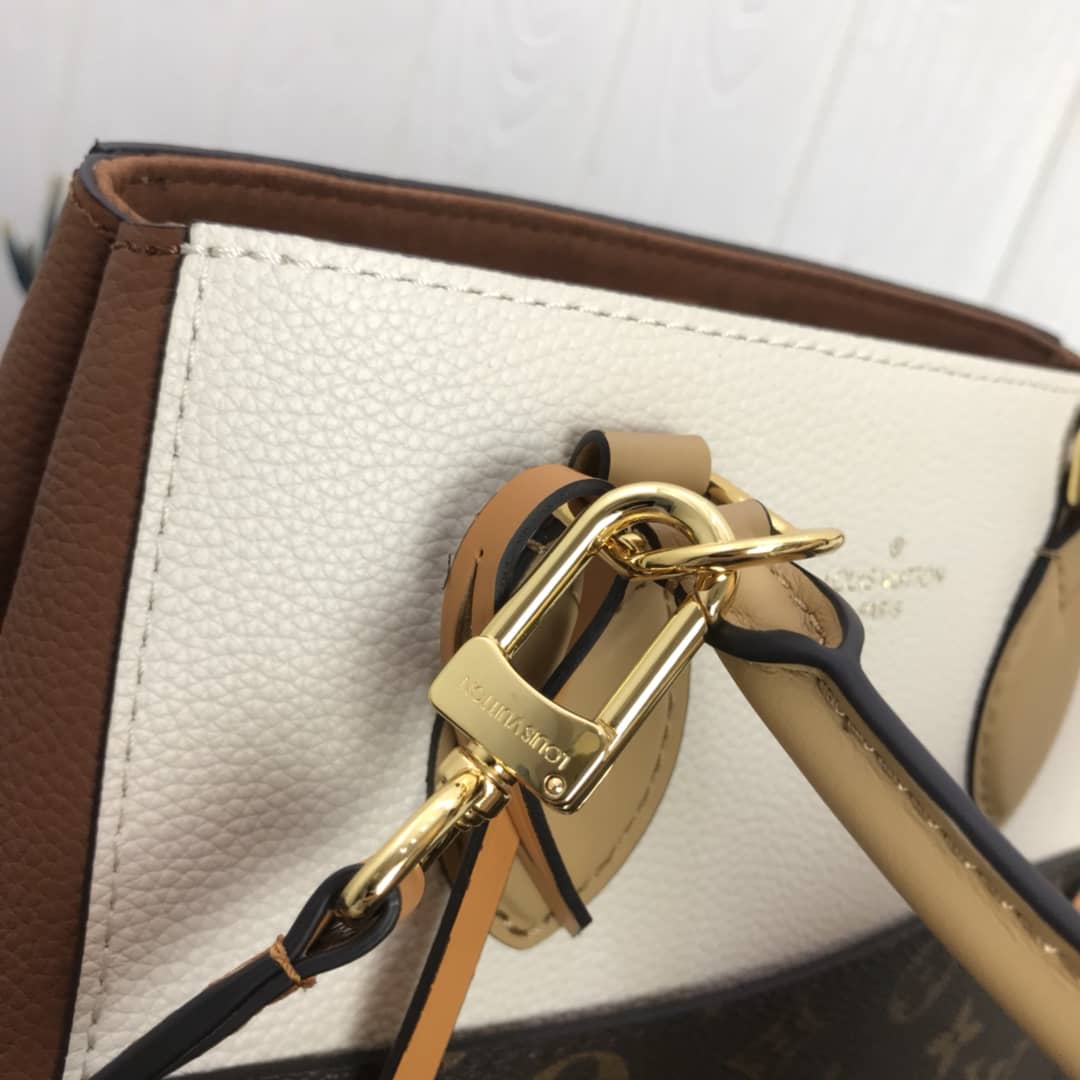 L0vis Vvtt0n Monogram Fold MM 2way Tote Replica White M45409