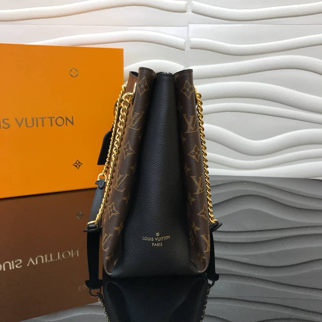 L0vis Vvtt0n Surene MM Monogram Chain Shoulder Bag Replica Black M43772