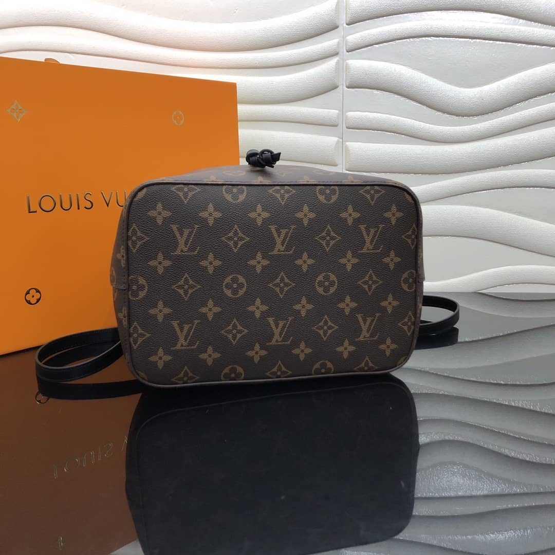 L0vis Vvtt0n Neonoe Replica Bucket Bag Brown Black M44020