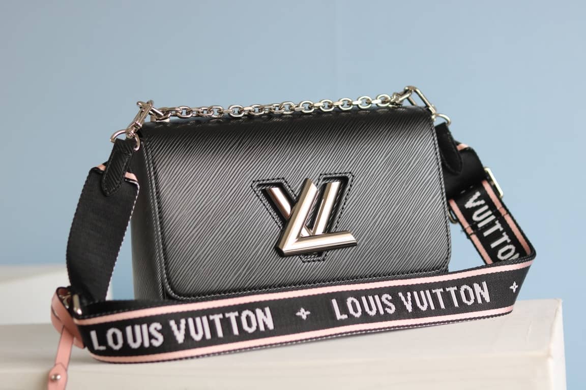 L0vis Vvtt0n Textured Epi Leather Twist Series Bag