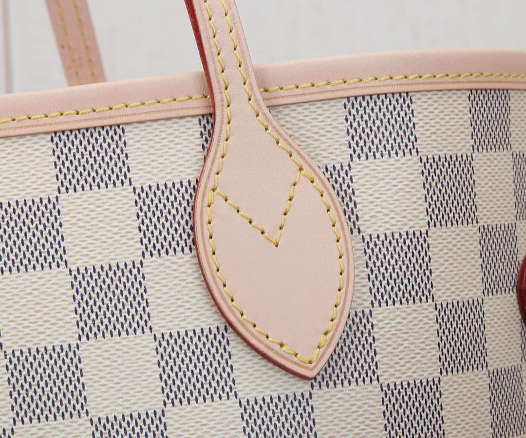 L0vis Vvtt0n Neverfull MM Damier Azur Tote Replica Pink N41361