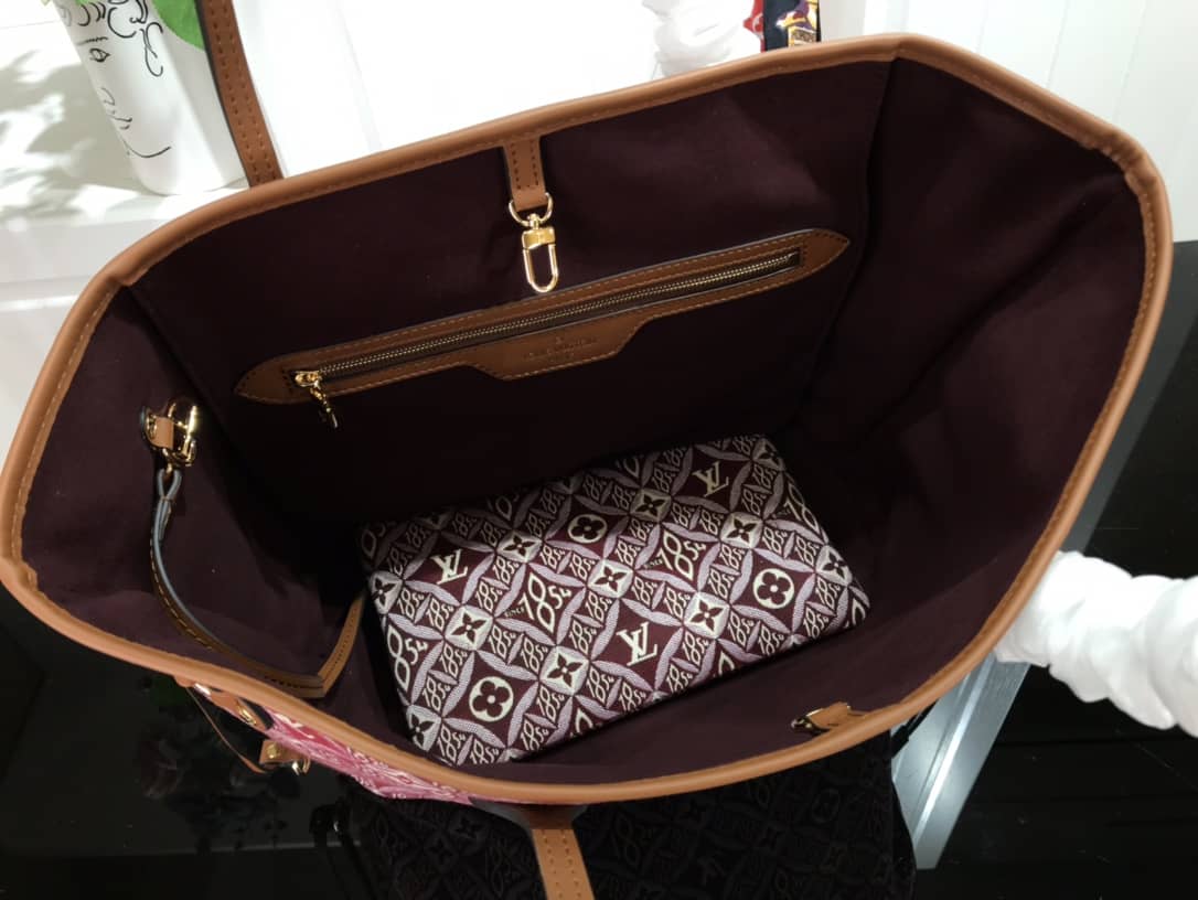 LV Tote Dupe Neverfull MM Since 1854 Monogram Tote Replica M57273