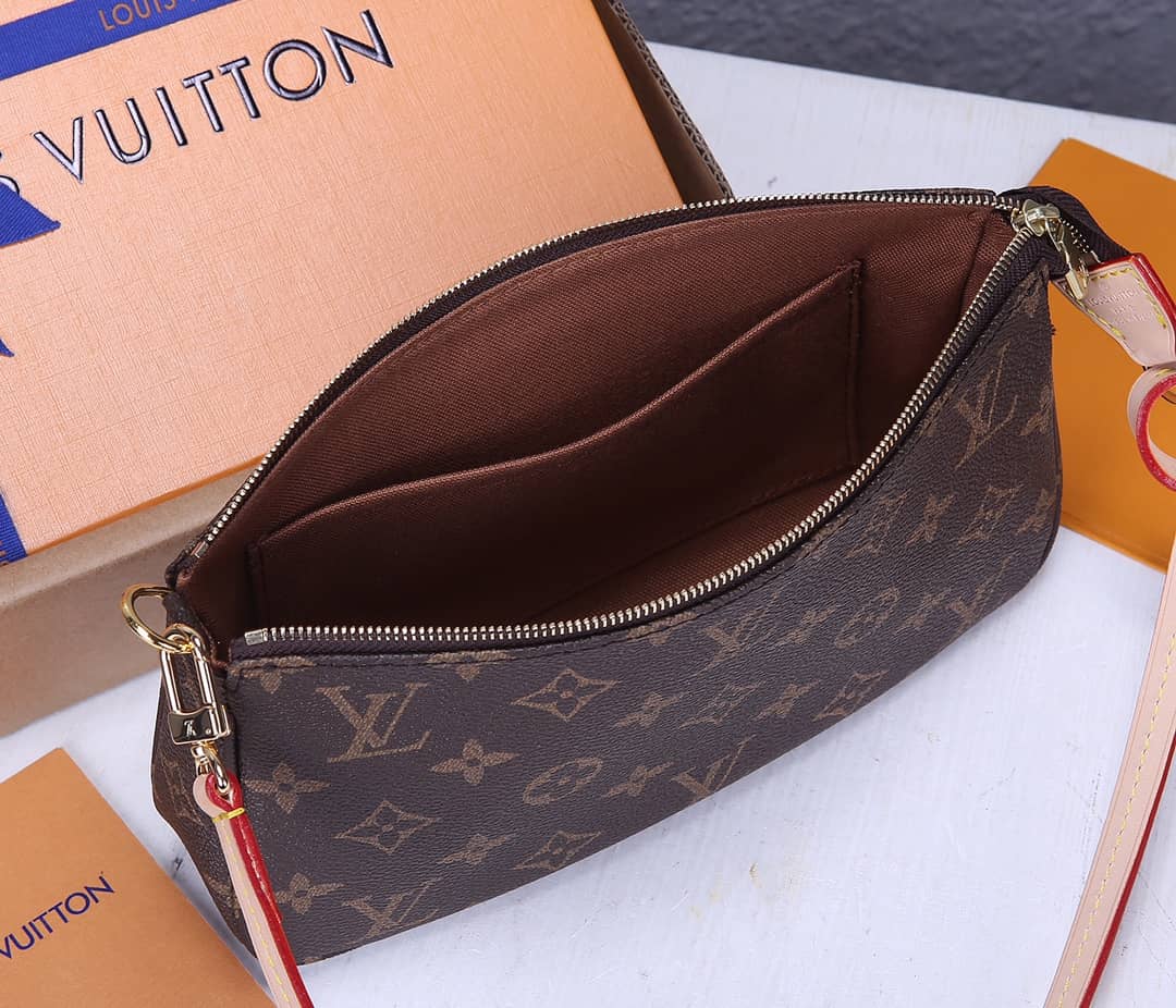 L0vis Vvtt0n Replica Pochette Accessoires Canvas Brown M40712