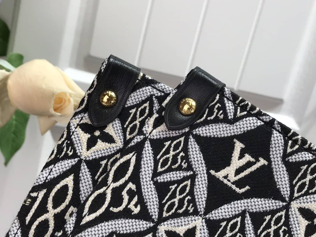 L0vis Vvtt0n On the Go GM Since 1854 Tote Replica Black M57207