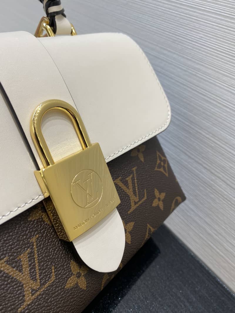 L0vis Vvtt0n Monogram Canvas Locky BB Bag Replica White M44321