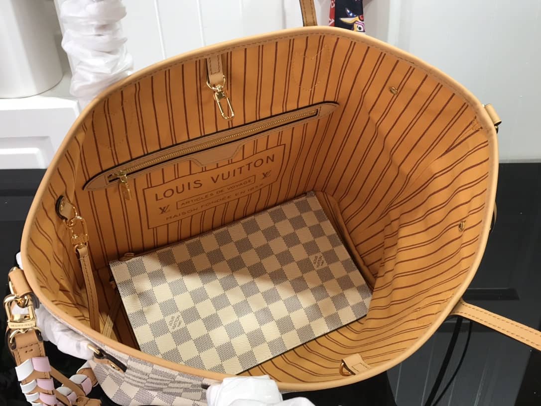 L0vis Vvtt0n Neverfull MM Damier Azur Bag Replica N50047