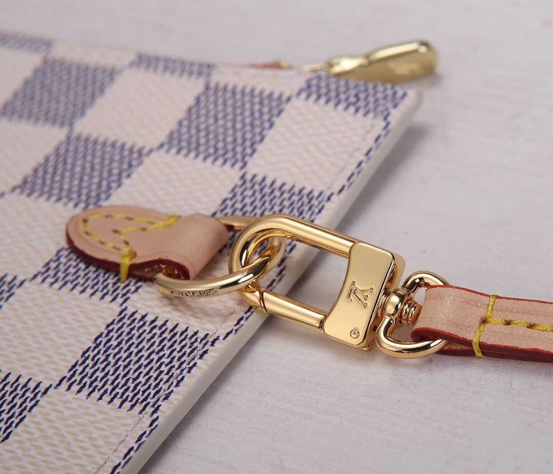 L0vis Vvtt0n Neverfull MM Damier Azur Tote Replica White N41361