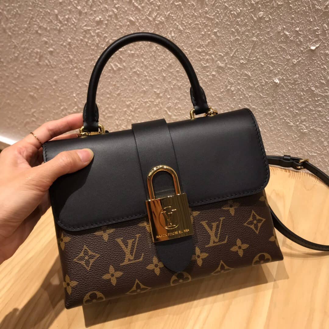 L0vis Vvtt0n Monogram Canvas Locky BB Bag Replica Black M44321