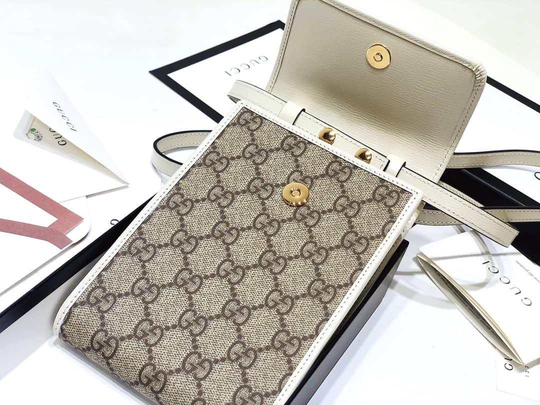 Gvc*1 Ophidia GG Mini Bag Replica White 625757