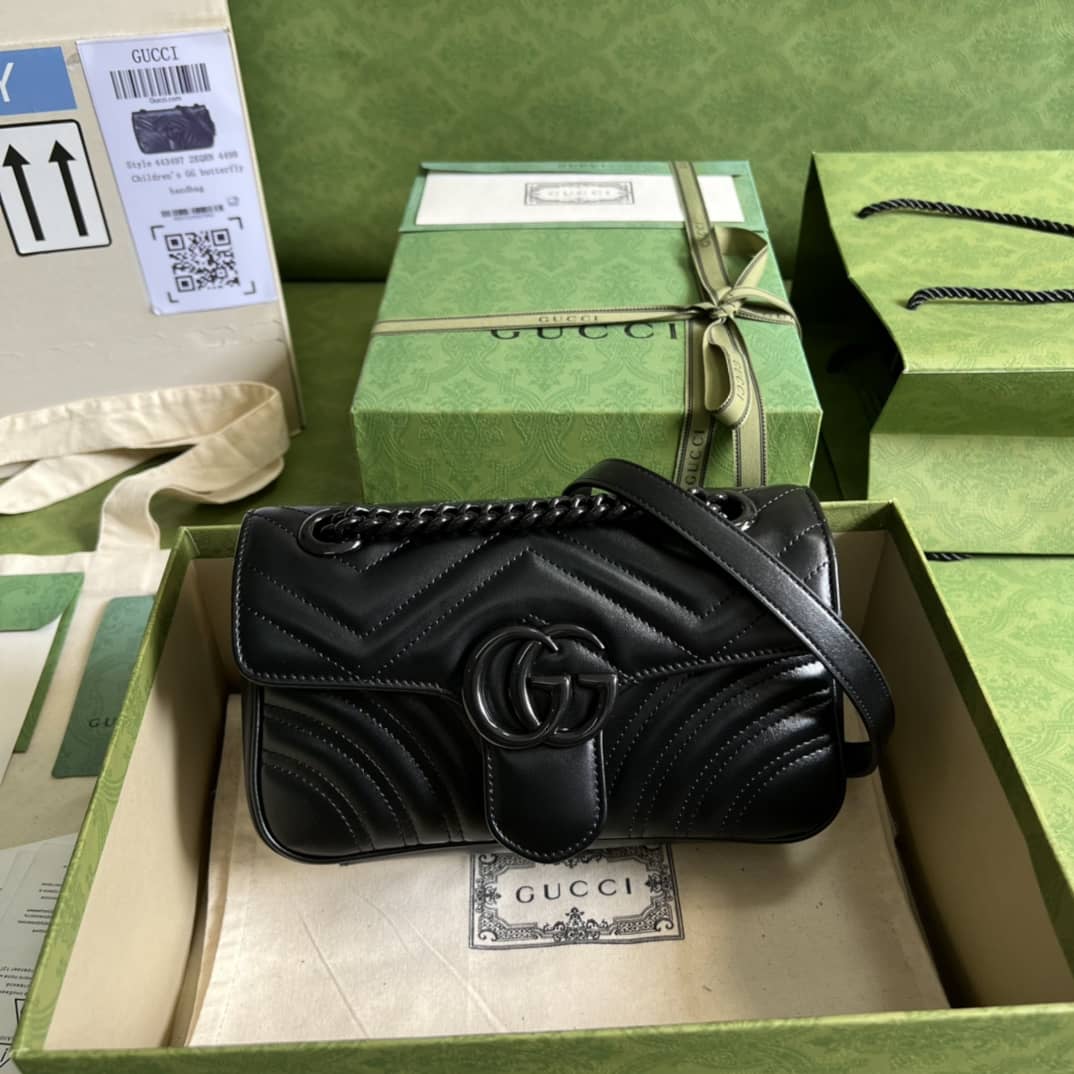 Gvc*1 GG Marmont Matelasse Mini Chain 446744 Replica Crossbody Bag
