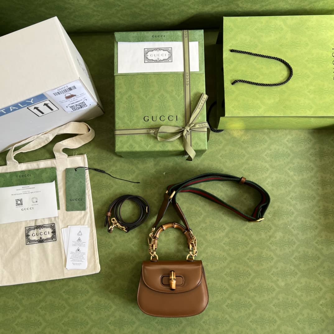 Gvc*1 Bamboo Mini Top Handle Bag Replica 686864