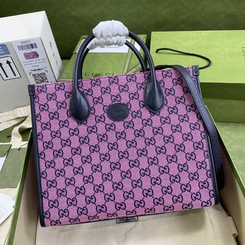 Gvc*1 Les Pommes Large Tote Replica Purple 659980