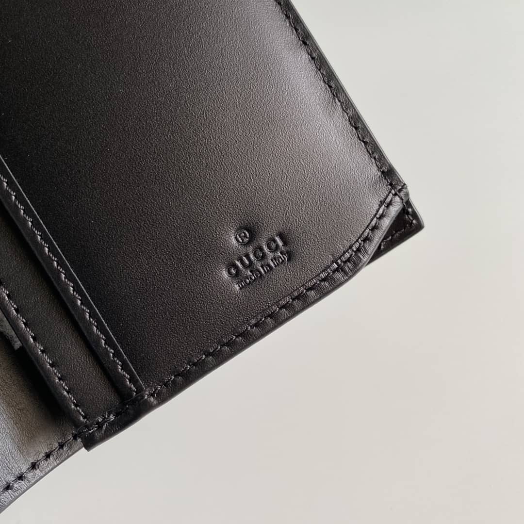 Gvc*1 Bill PVC Leather Long Wallet Replica 408836