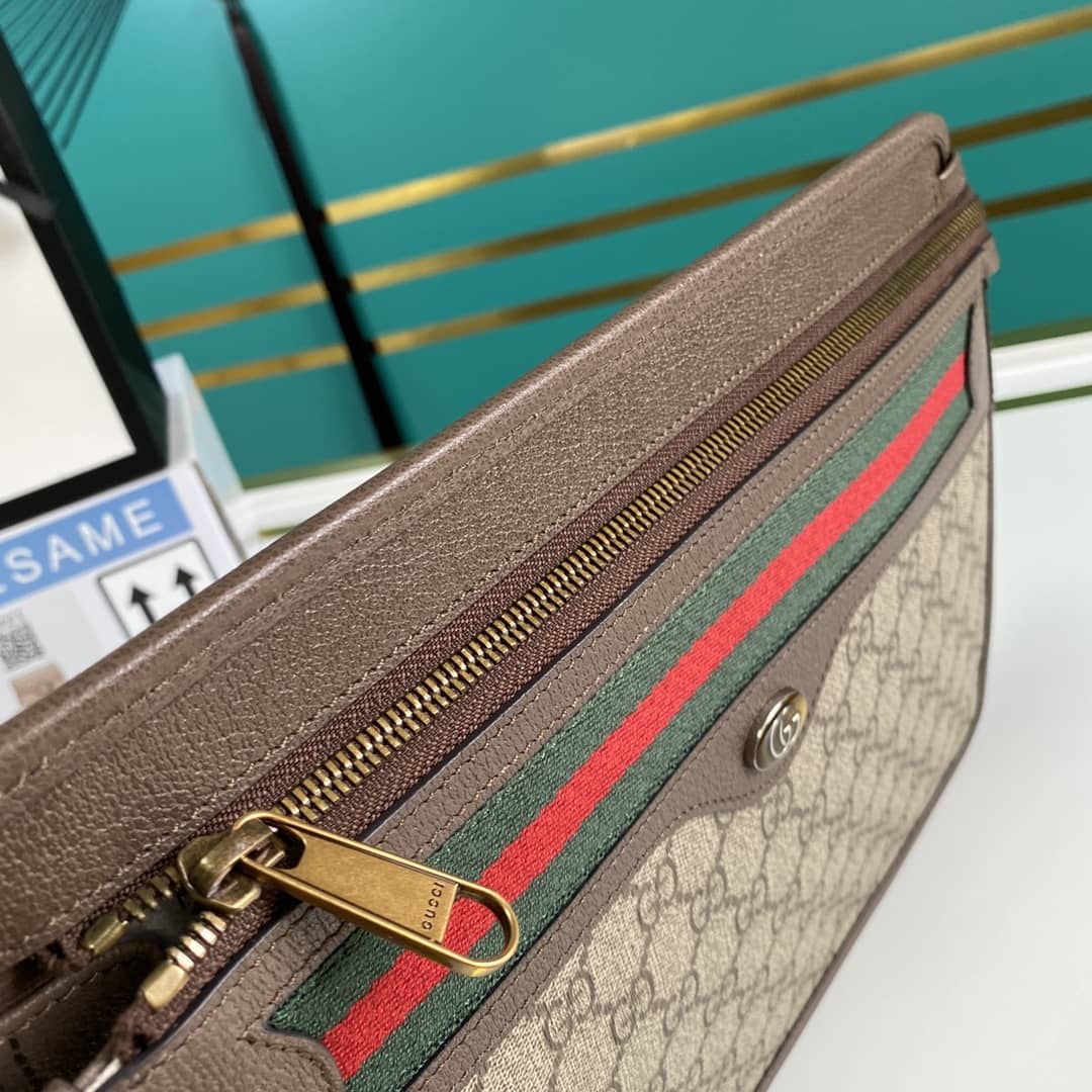 Gvc*1 GG Svp*me Ophidia Canvas Clutch Replica 597619