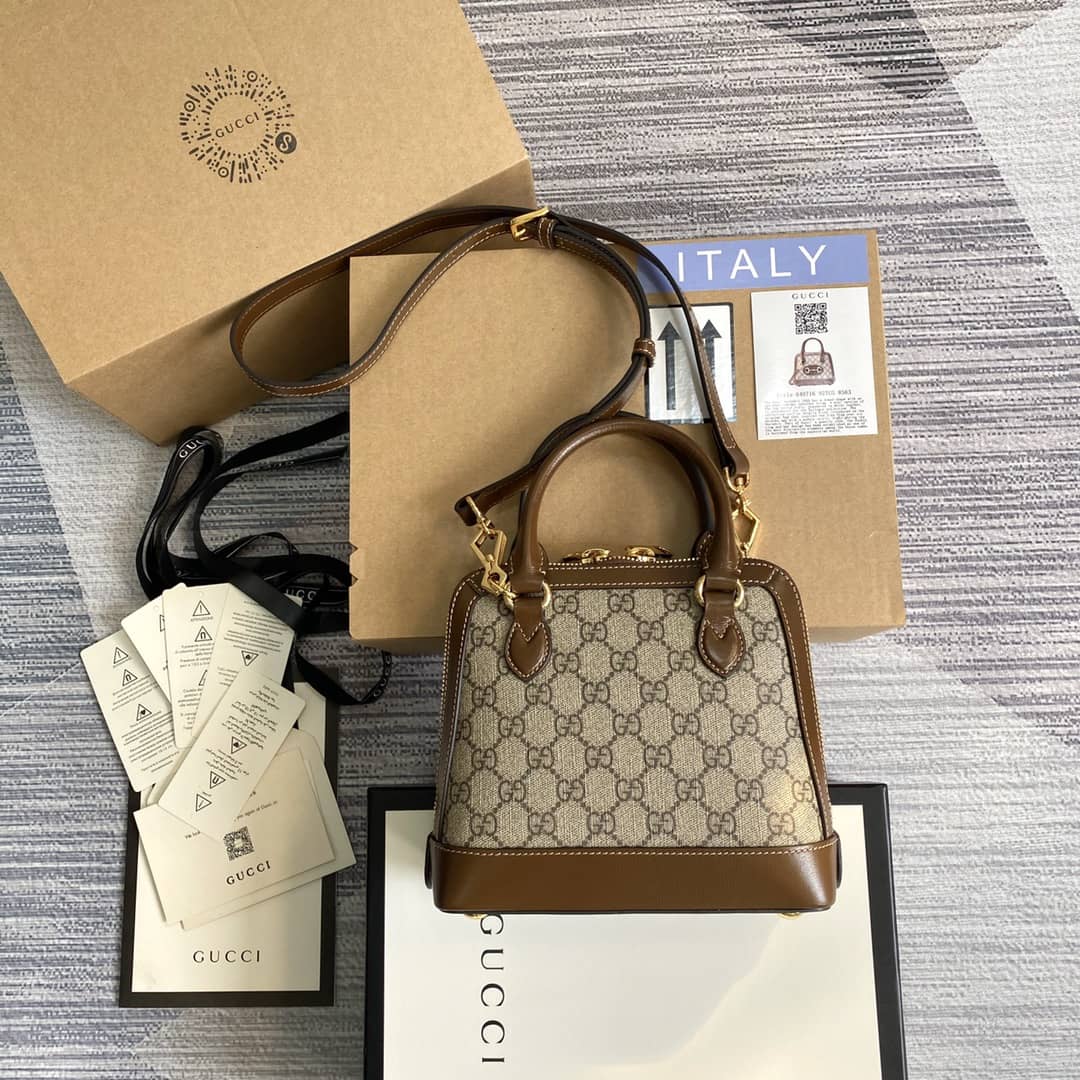 Gvc*1 1955 Horsebit GG Mini Top Handle Bag Replica 640716