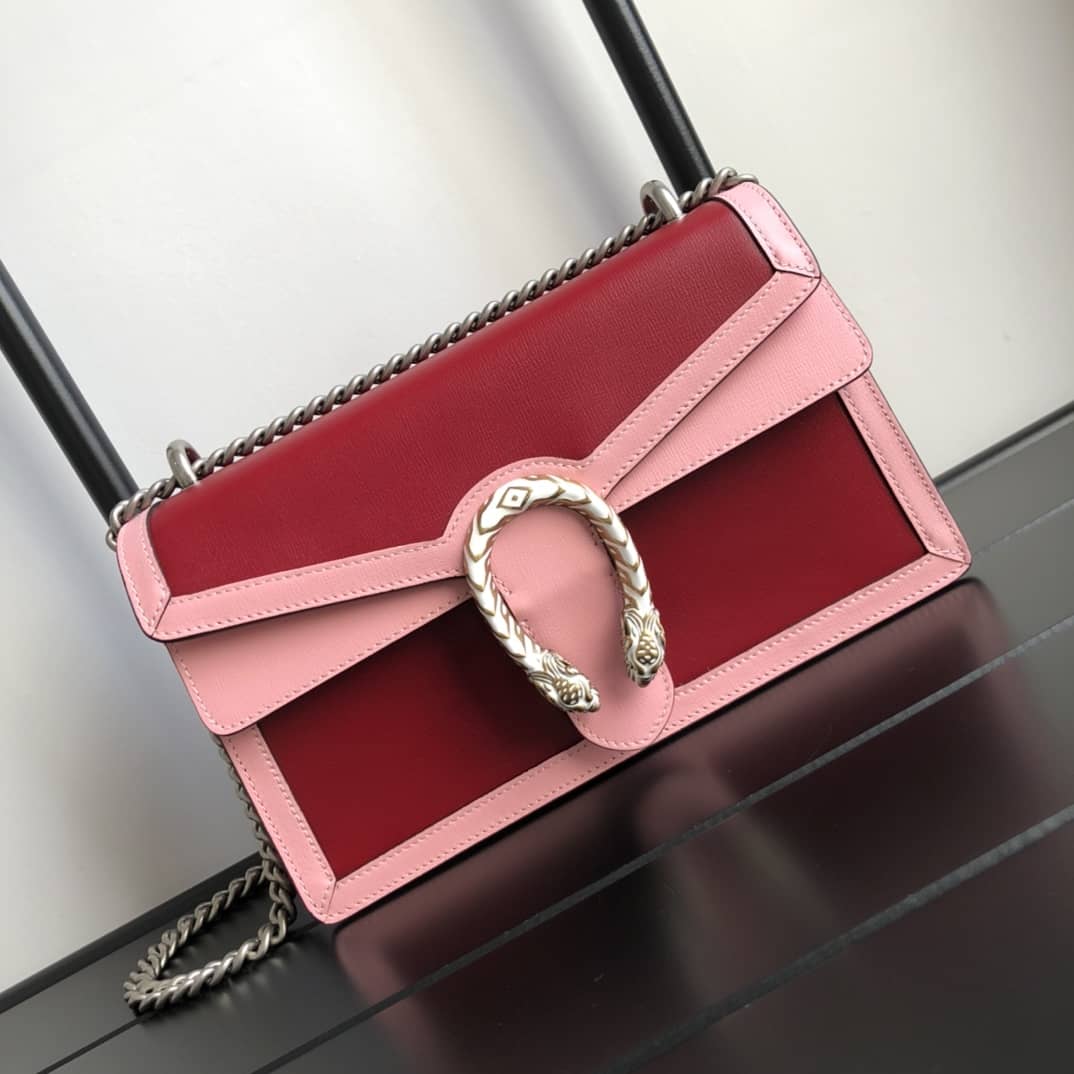 Gvc*1 GG Svp*me Dionysus Chain Shoulder Bag Replica Red 400249