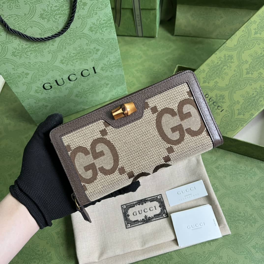 Gvc*1 Diana Continental Zip Wallet 658634 Replica