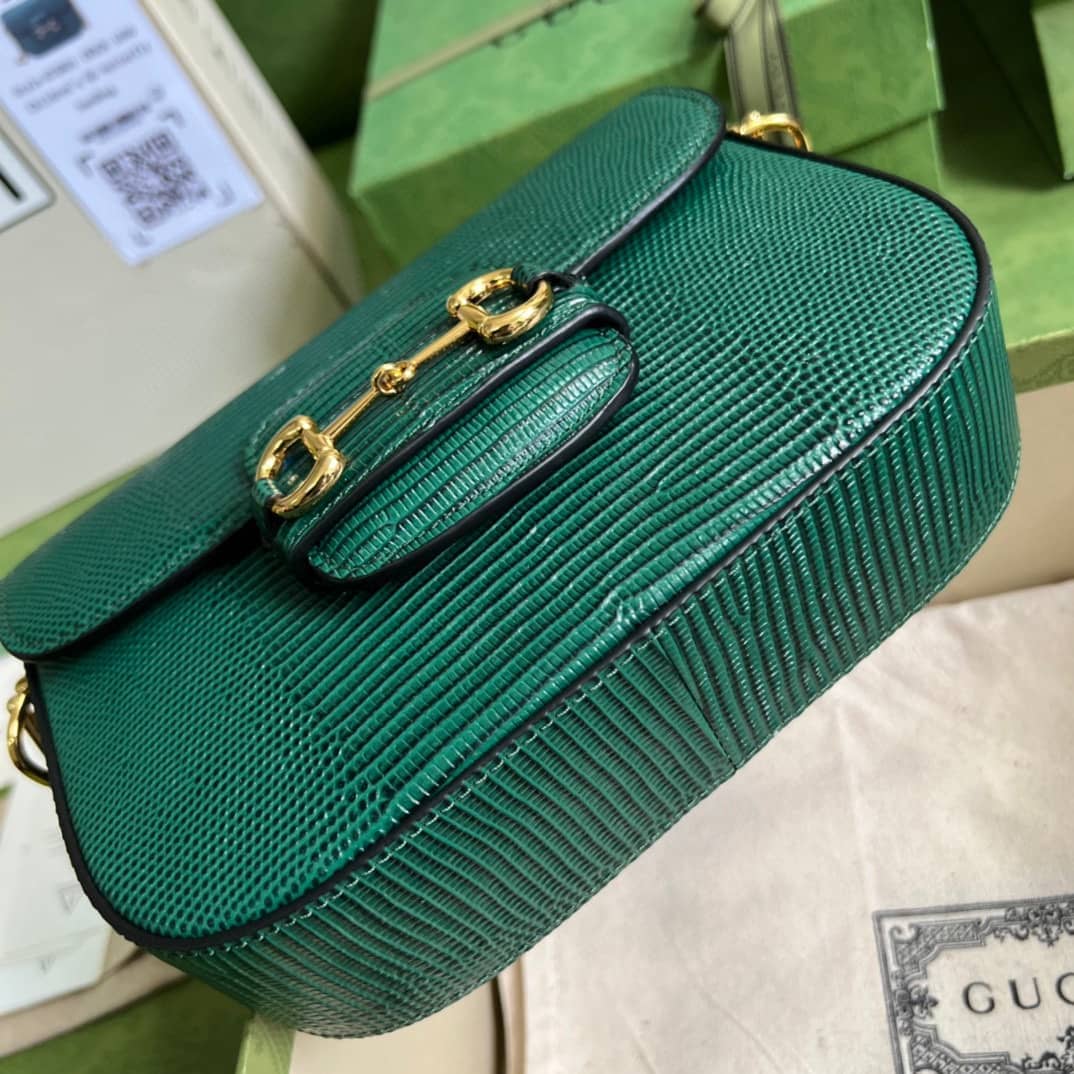Gvc*1 Horsebit 1955 Lizard Mini 675801 Replica Shoulder Bag