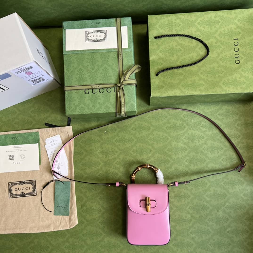 Gvc*1 Bamboo Mini Crossbody Handbag 702106 Replica