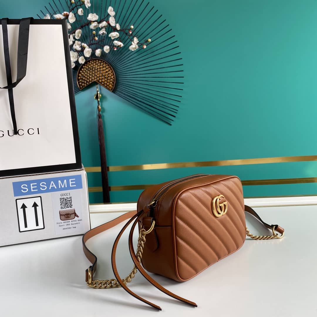 Gvc*1 Crossbody Dupe Marmont GG Matelasse Leather Mini  448065