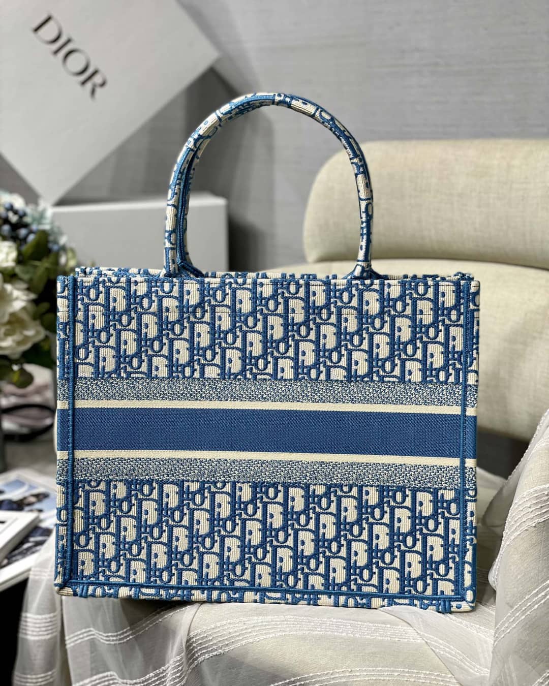 Chr1st1an D10r Tote Bag Dupe CD Book Embroidery