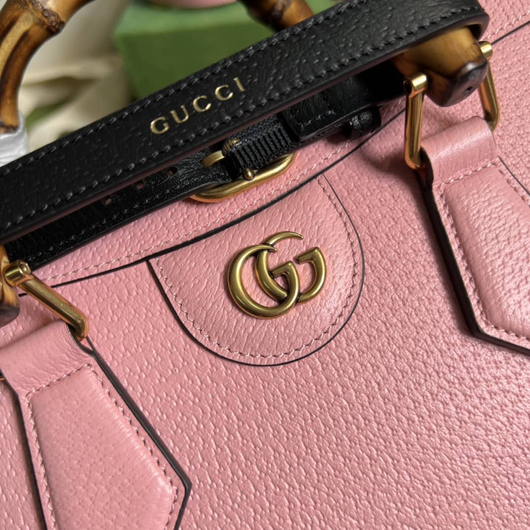 Gvc*1 Diana Small Tote Pink 702721 Replica Bag