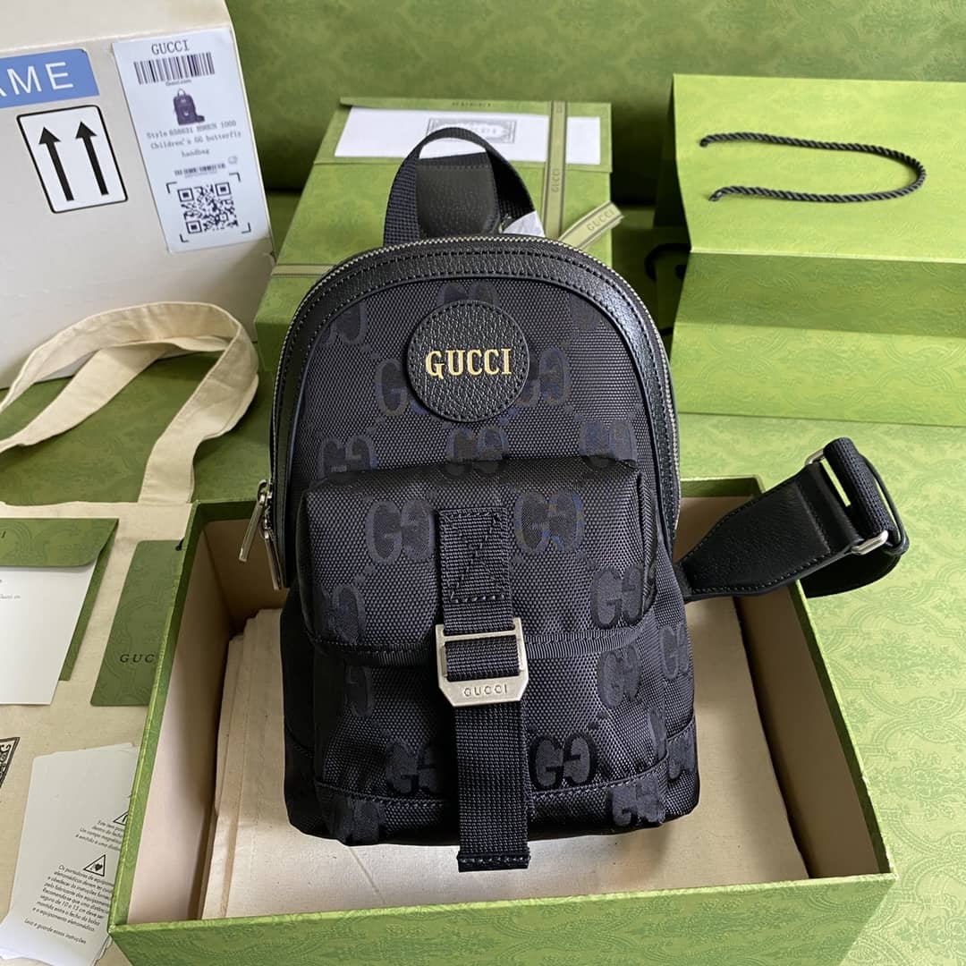 Gvc*1 Off The Grid Nylon Canvas Leather Backpack Replica 658631