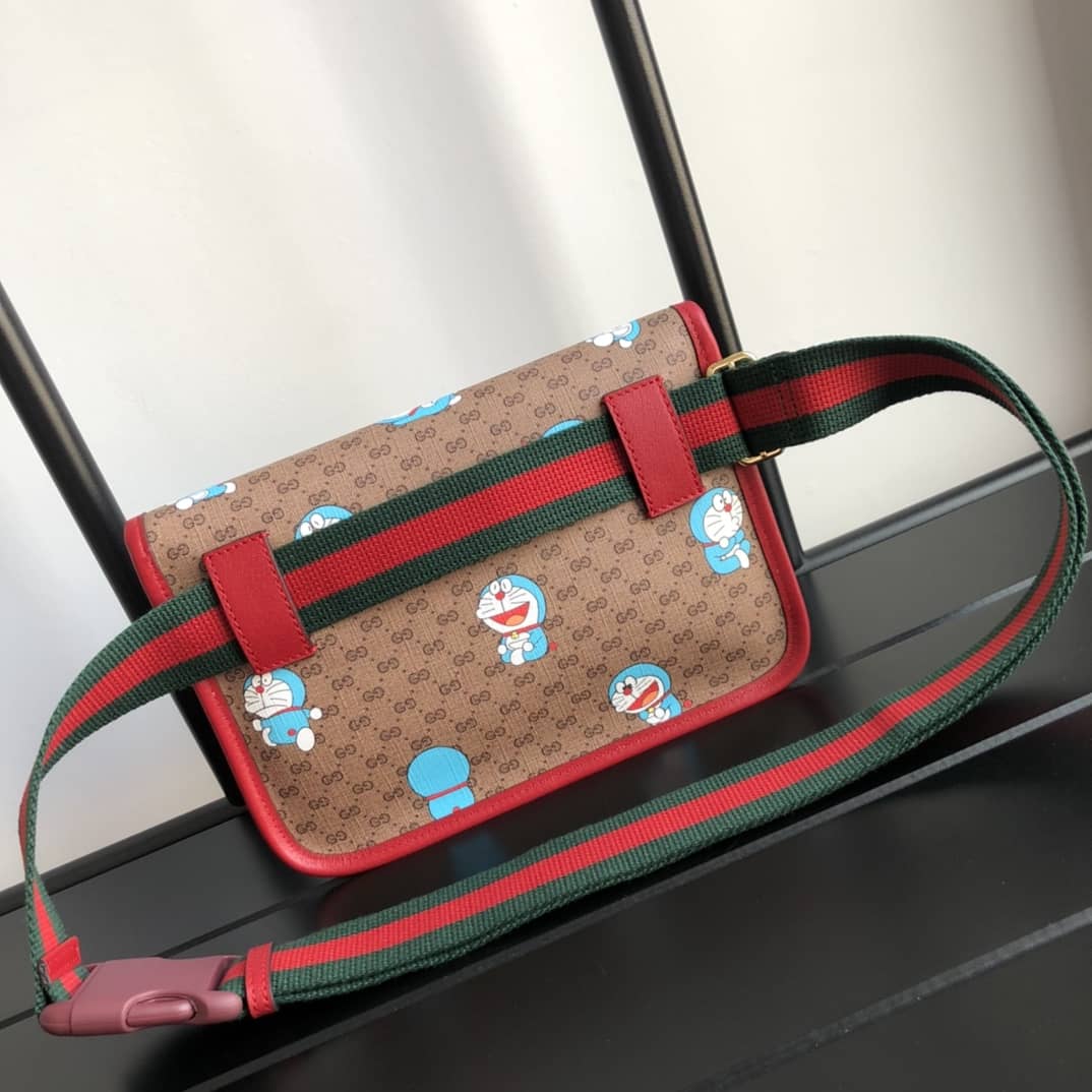 Gvc*1 Doraemon Small Belt Bag Replica Red 647817
