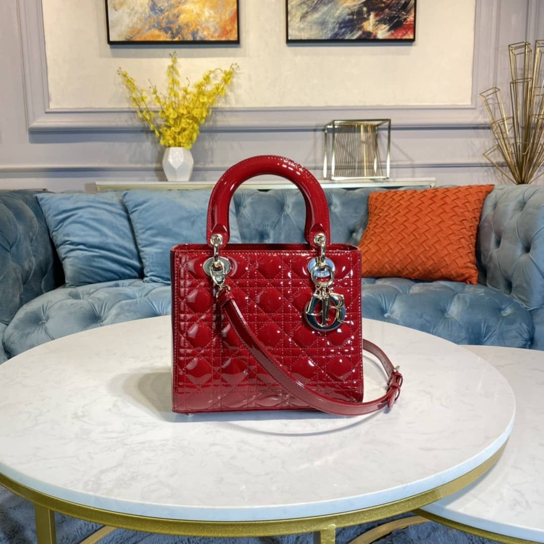 Chr1st1an D10r Lady D10r 24CM Replica Bag