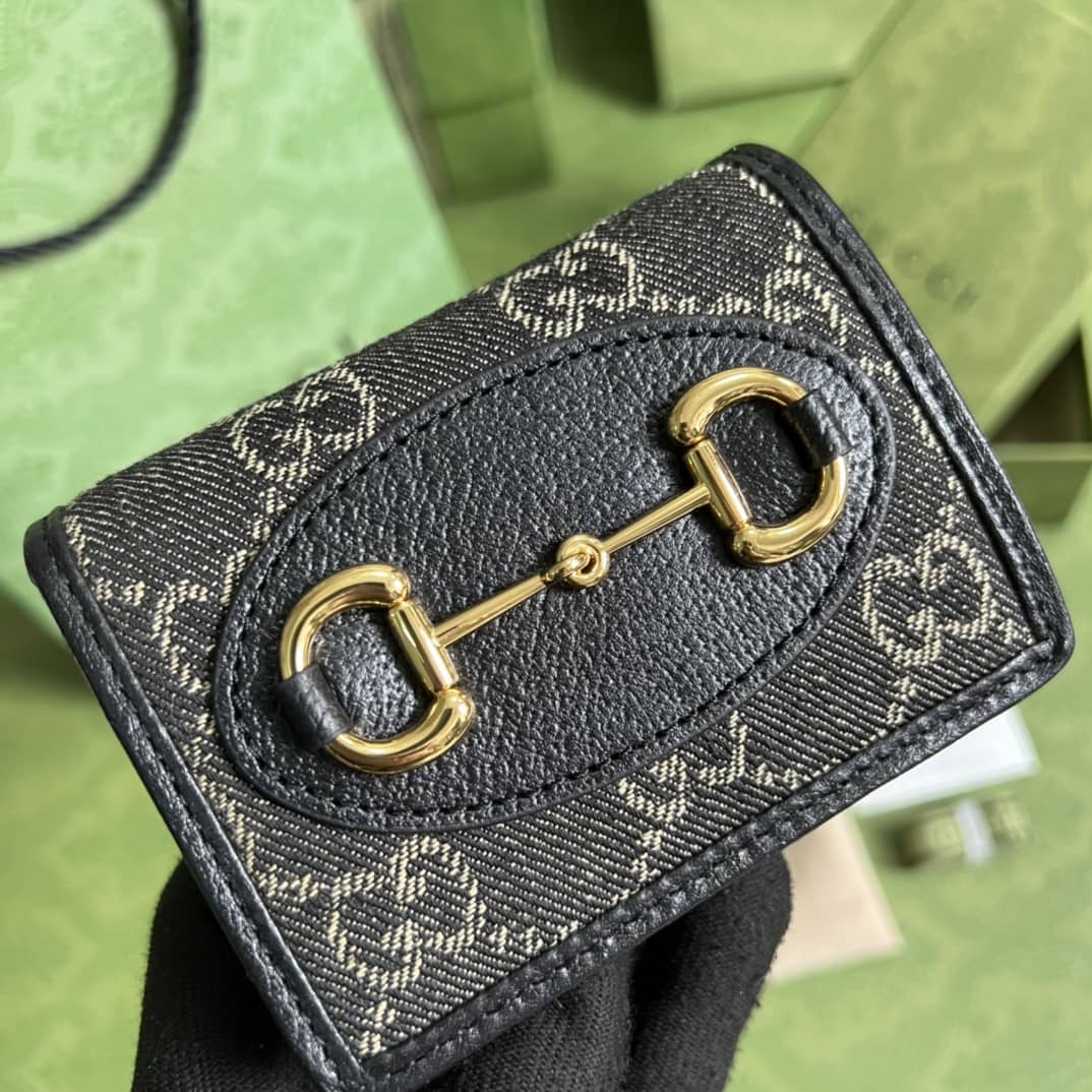 Gvc*1 Horsebit 1955 Card Holder 621887 Replica Wallet