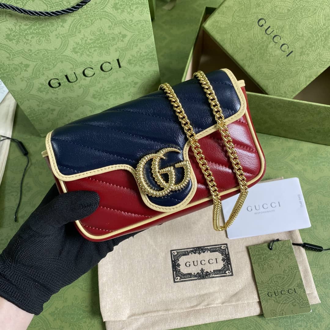 Gvc*1 Marmont GG Mini Chain Shoulder Bag Replica 574969