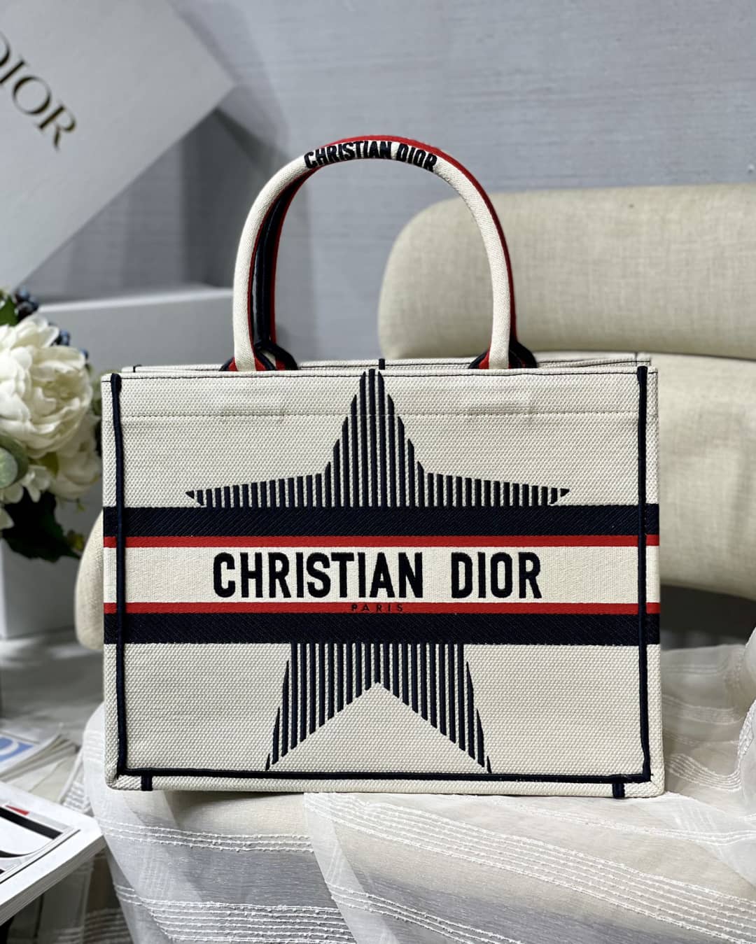 D10r Dupe CD Book Embroidery Tote Bag