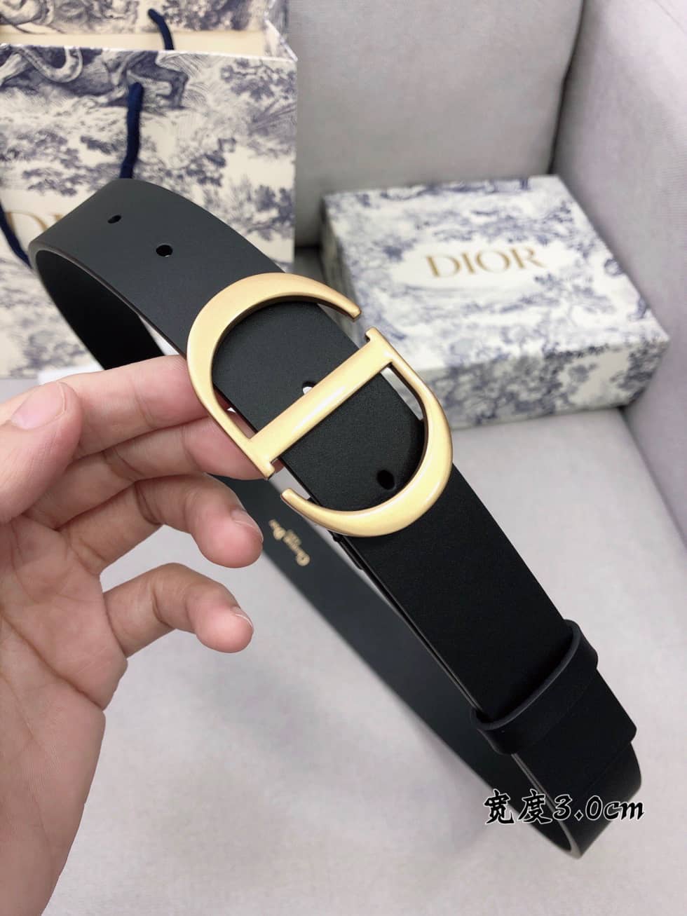 7 Star D10r Leather Belt 30mm