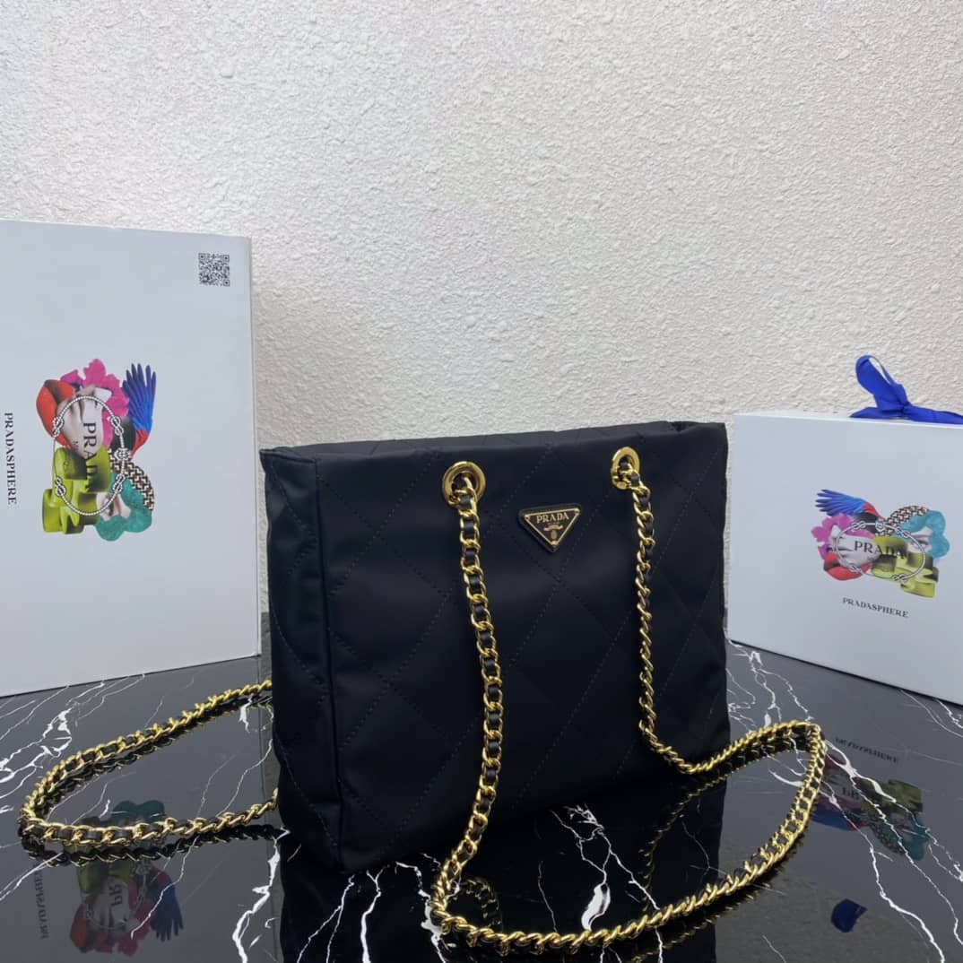 Replica Pra*as Leather Replica Tote