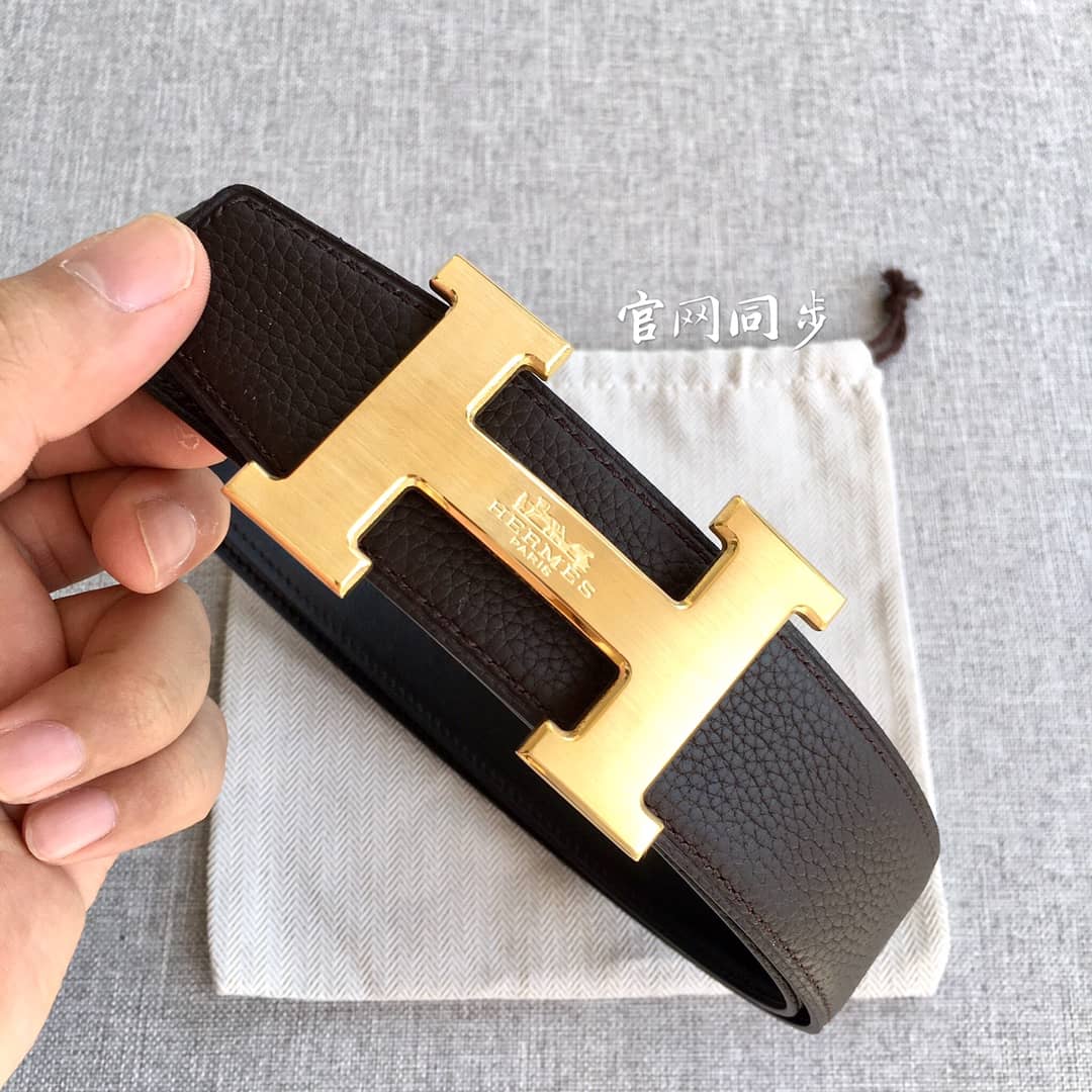 7 Star H**me5 Leather Belt 38mm