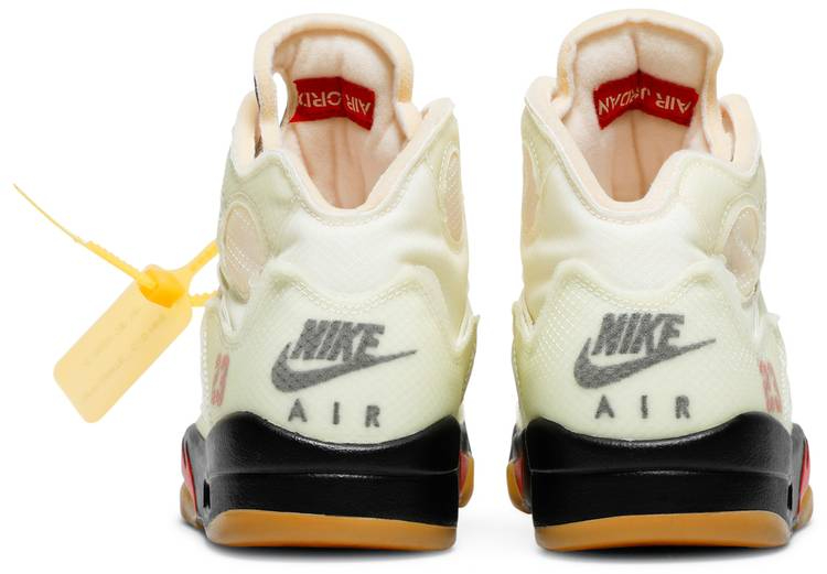 Off-White x Air Jordan 5 Retro SP Sail DH8565-100