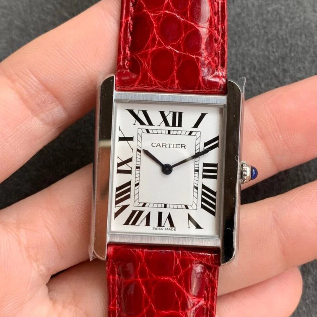 Replica Ca*t1er Tank W5200005 1:1 Best Edition K11 Factory White Dial
