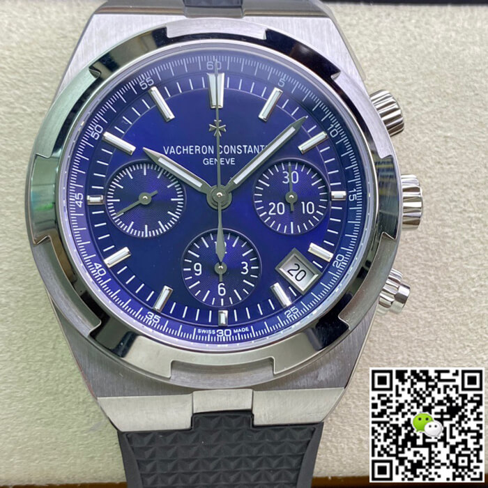 Replica Vacheron C0nstan1n Overseas 5500V/110A-B148 1:1 Best Edition 8F Factory Rubber Strap