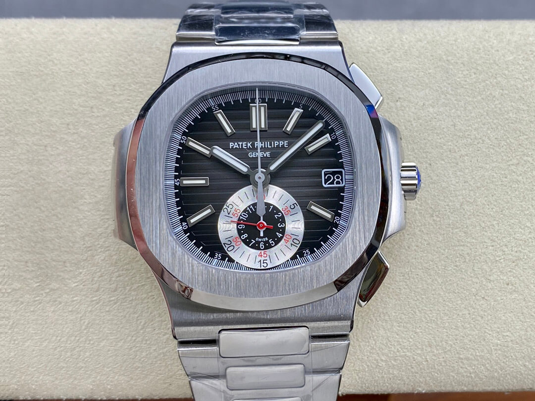Replica Pat*k Phi1i*pe Nautilus 5980/1A-014 1:1 Best Edition PPF Factory Black Dial