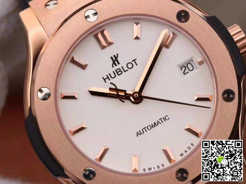 Hublot Replica Classic Fusion 511.OX.2611.LR JJ Factory 1:1 Best Edition Swiss ETA2892 Black Gummy Strap
