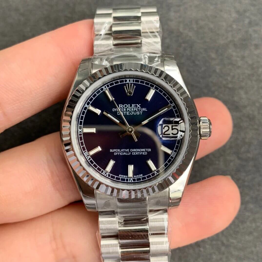 Replica R01ex Datejust M178274-0038 1:1 Best Edition GS Factory Blue Dial