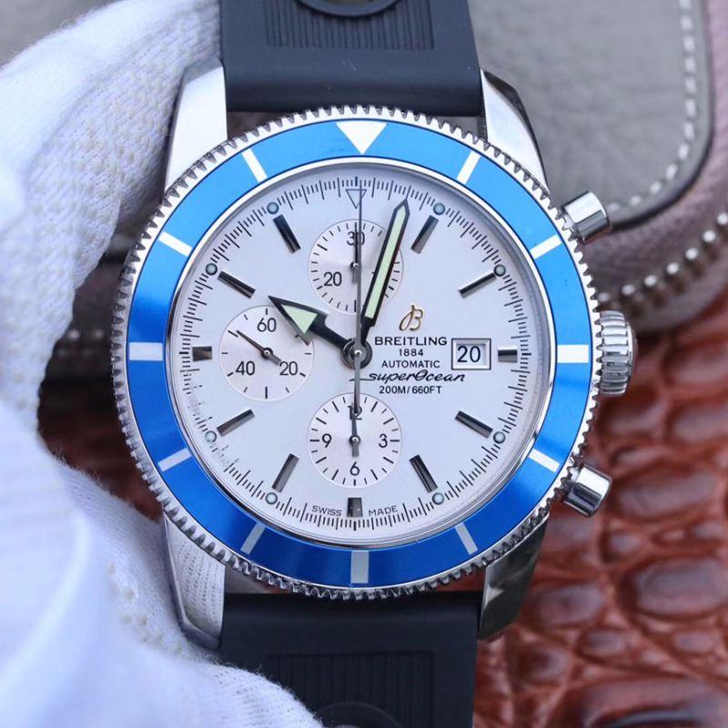 Breitling Replica S*perocean Heritage II A1331217 OM Factory 1:1 Best Edition Swiss ETA7750 White Dial
